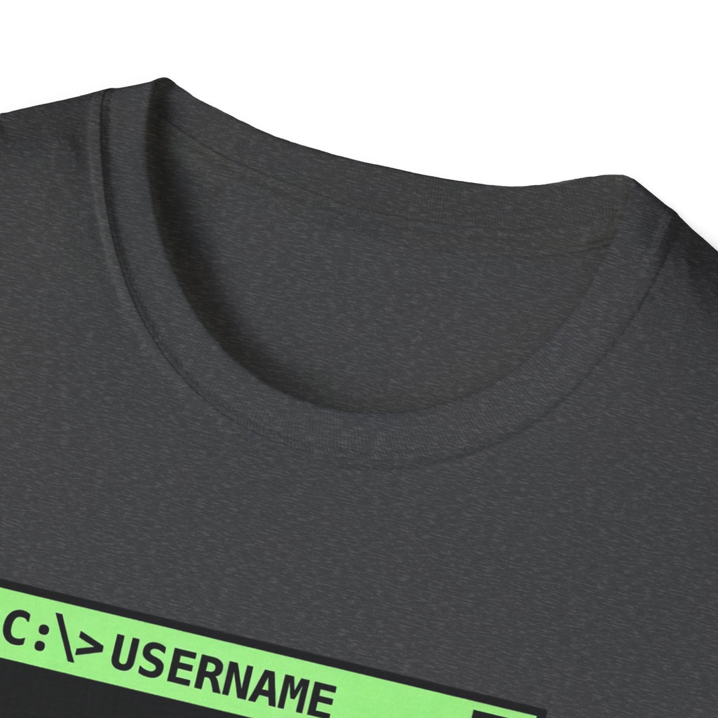 Log Off, Breathe, Go Outside Retro Computer Tee