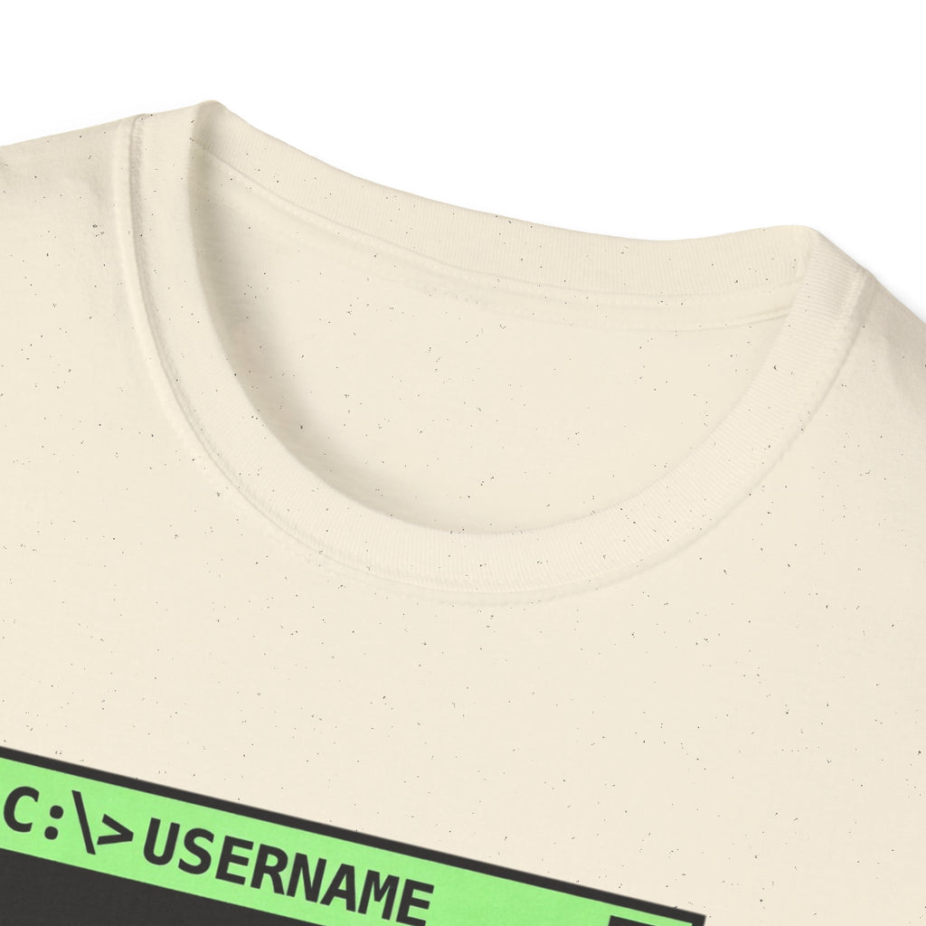Log Off, Breathe, Go Outside Retro Computer Tee