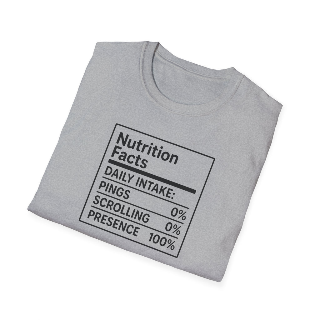 Nutrition Facts "Presence 100%" Tee
