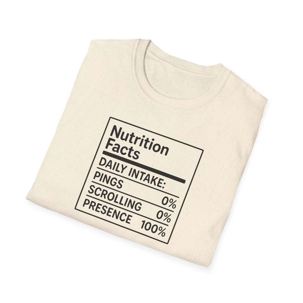 Nutrition Facts "Presence 100%" Tee
