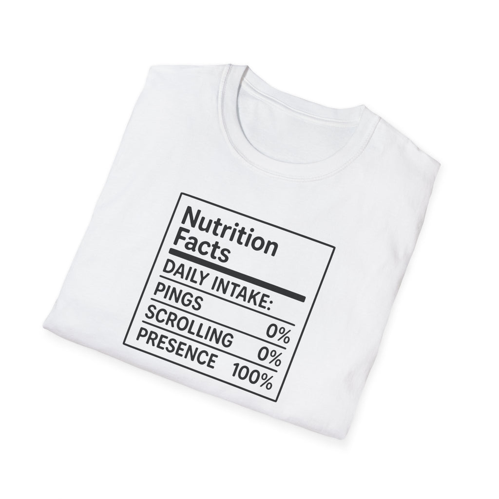Nutrition Facts "Presence 100%" Tee