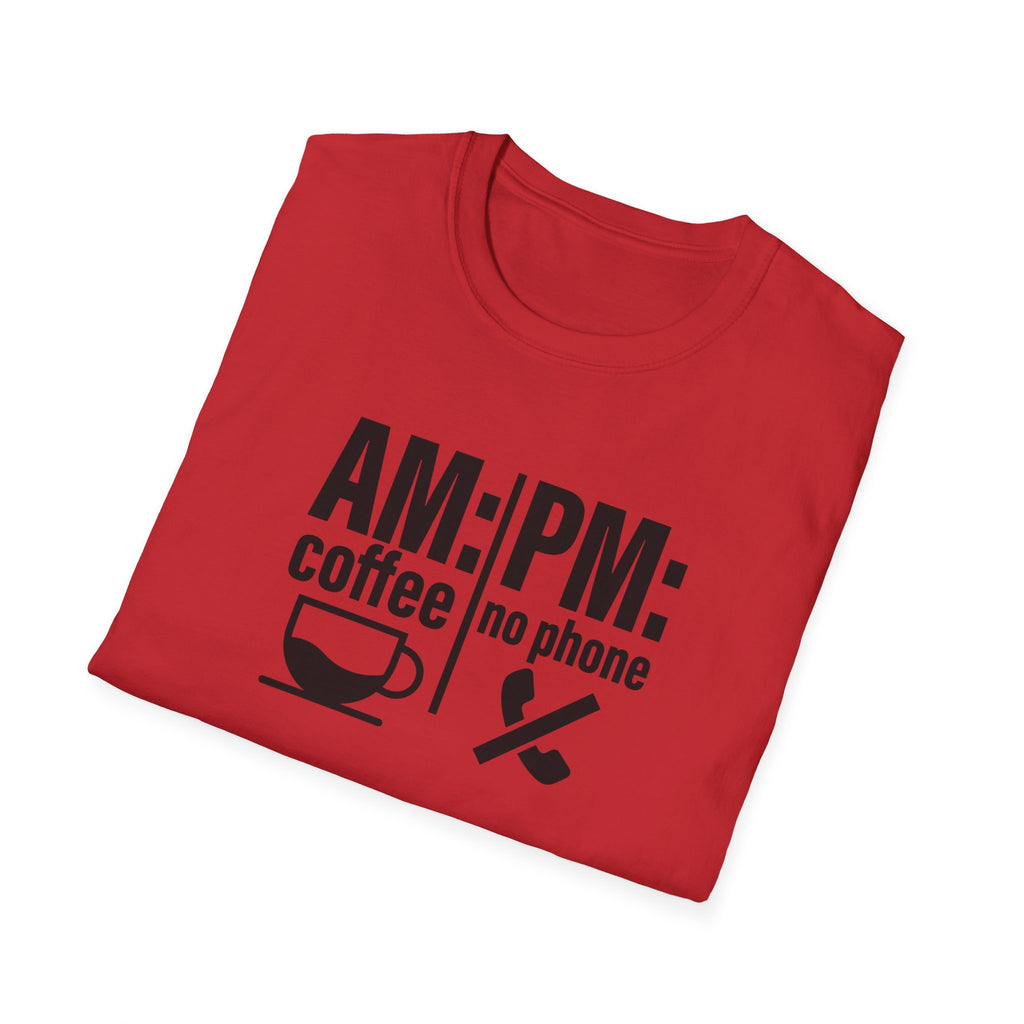AM: Coffee PM: No Phone Tee