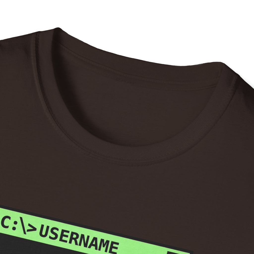 Log Off, Breathe, Go Outside Retro Computer Tee