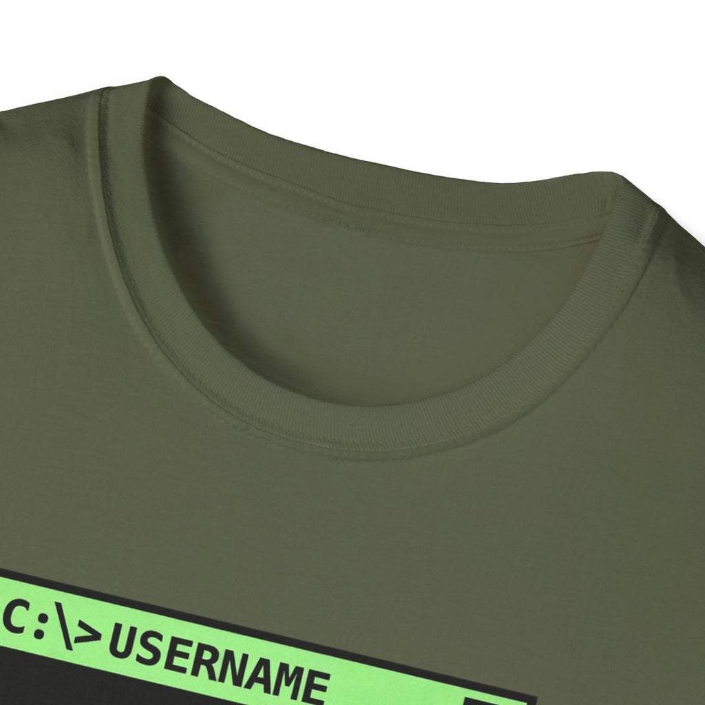 Log Off, Breathe, Go Outside Retro Computer Tee