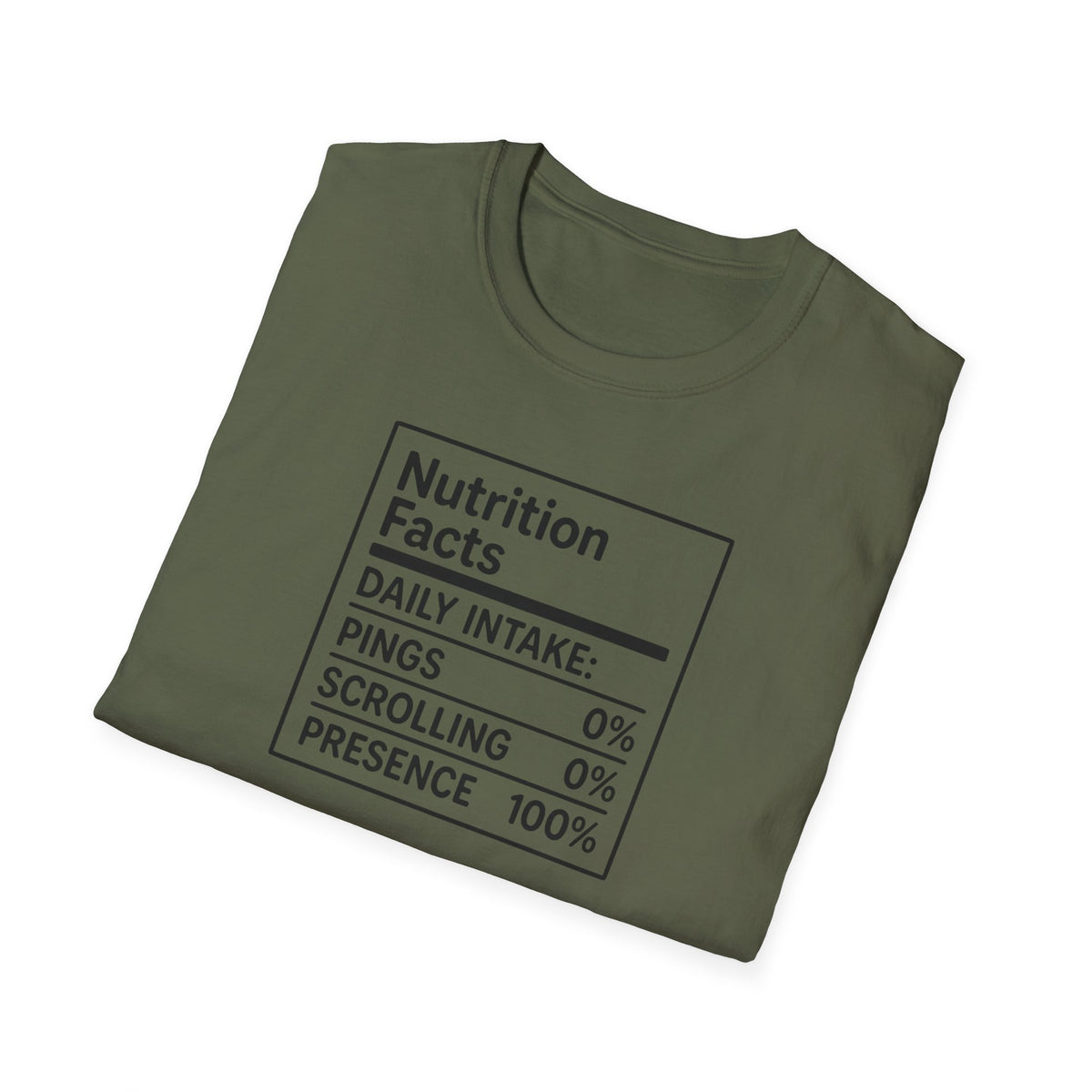 Nutrition Facts "Presence 100%" Tee