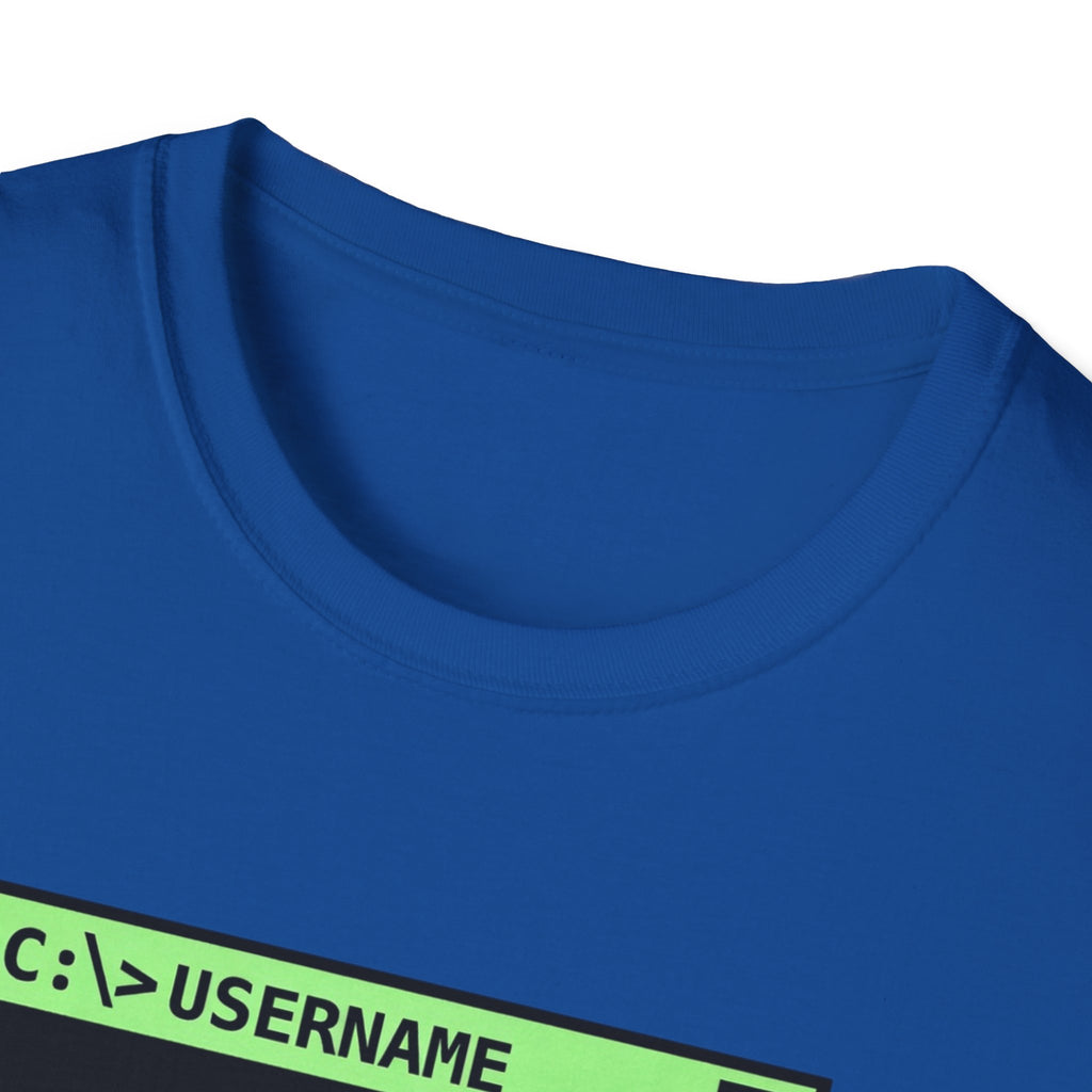 Log Off, Breathe, Go Outside Retro Computer Tee