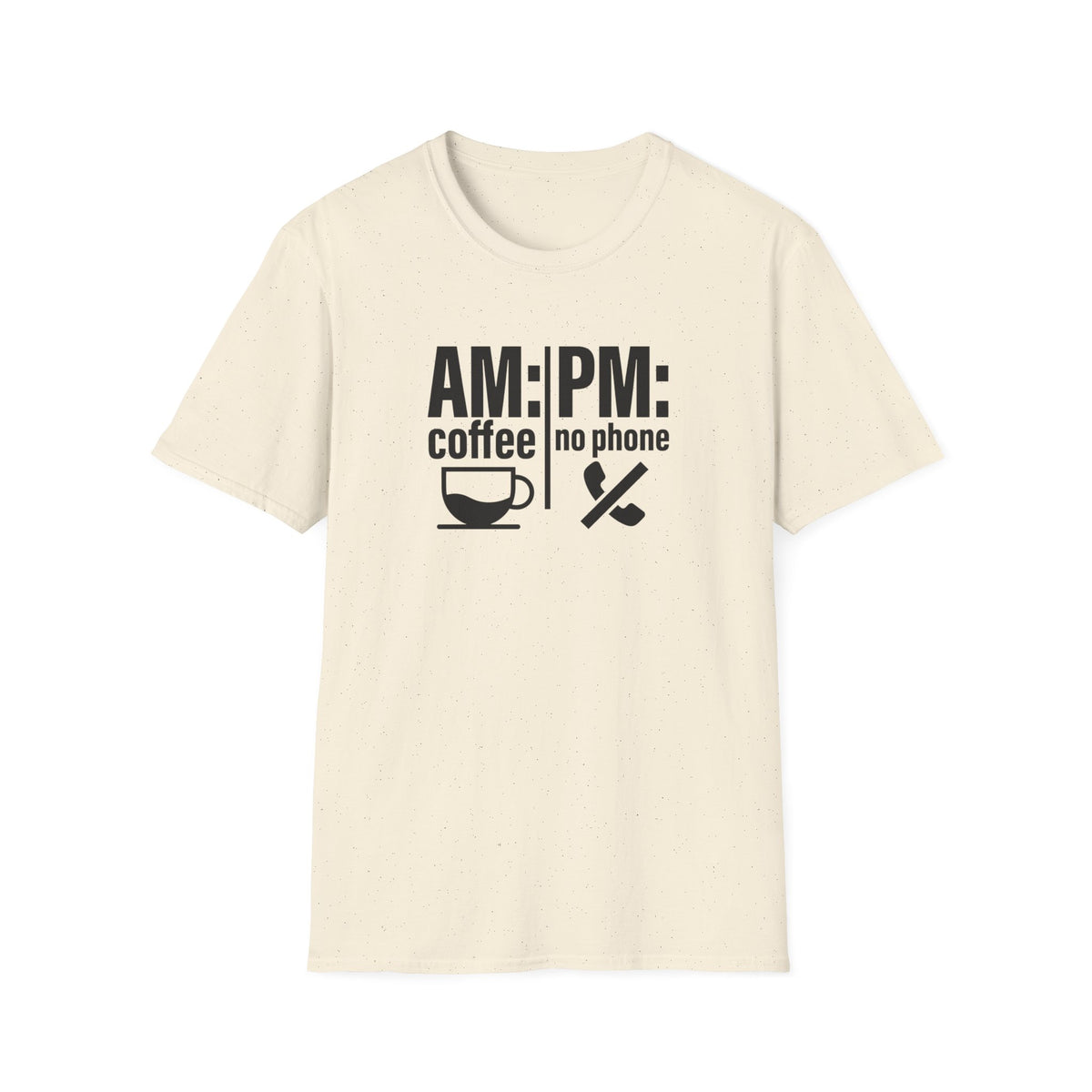 AM: Coffee PM: No Phone Tee
