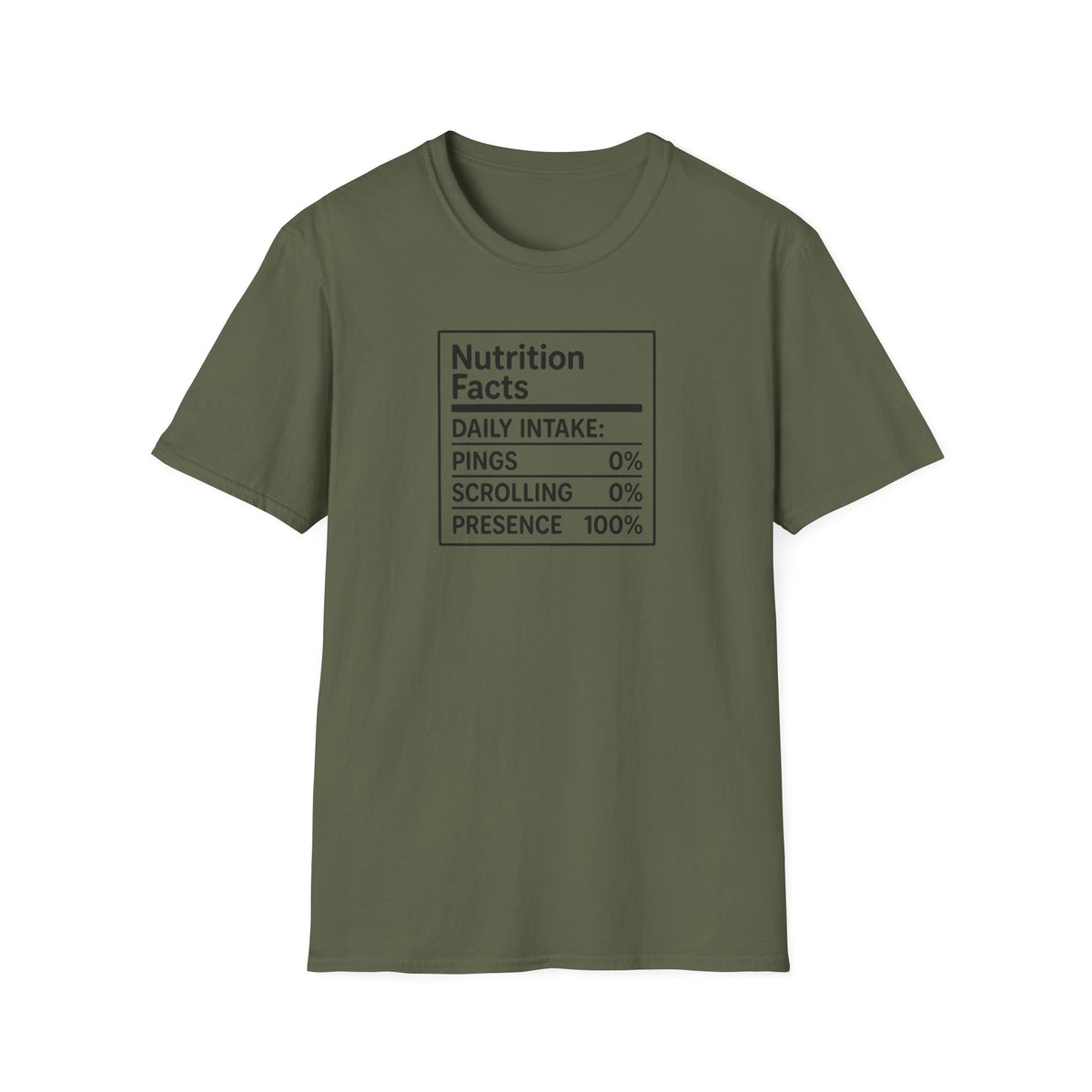 Nutrition Facts "Presence 100%" Tee