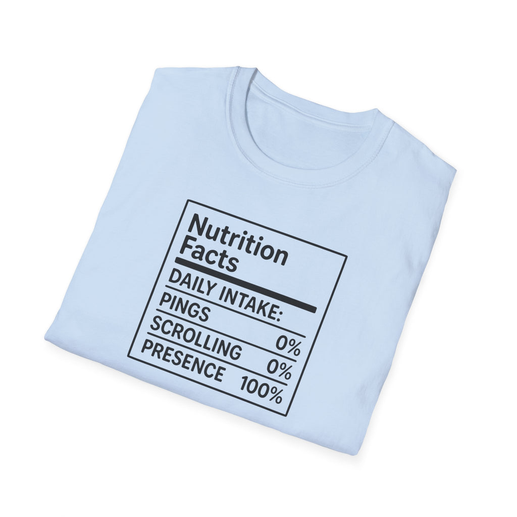 Nutrition Facts "Presence 100%" Tee