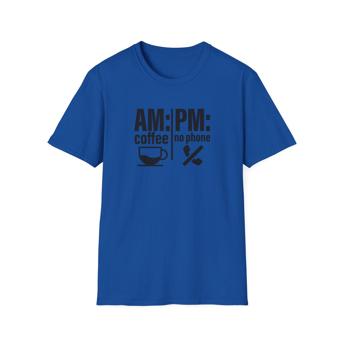 AM: Coffee PM: No Phone Tee
