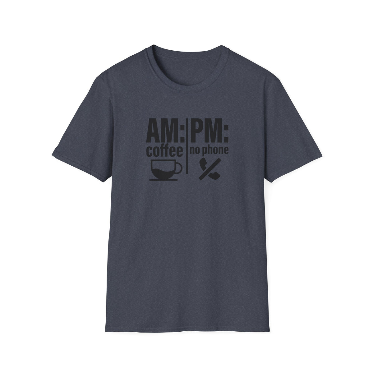 AM: Coffee PM: No Phone Tee