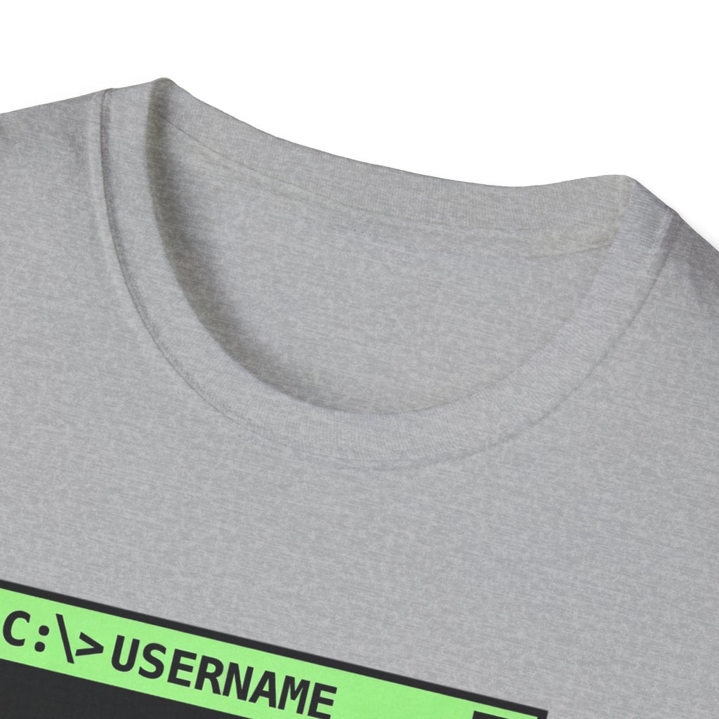 Log Off, Breathe, Go Outside Retro Computer Tee