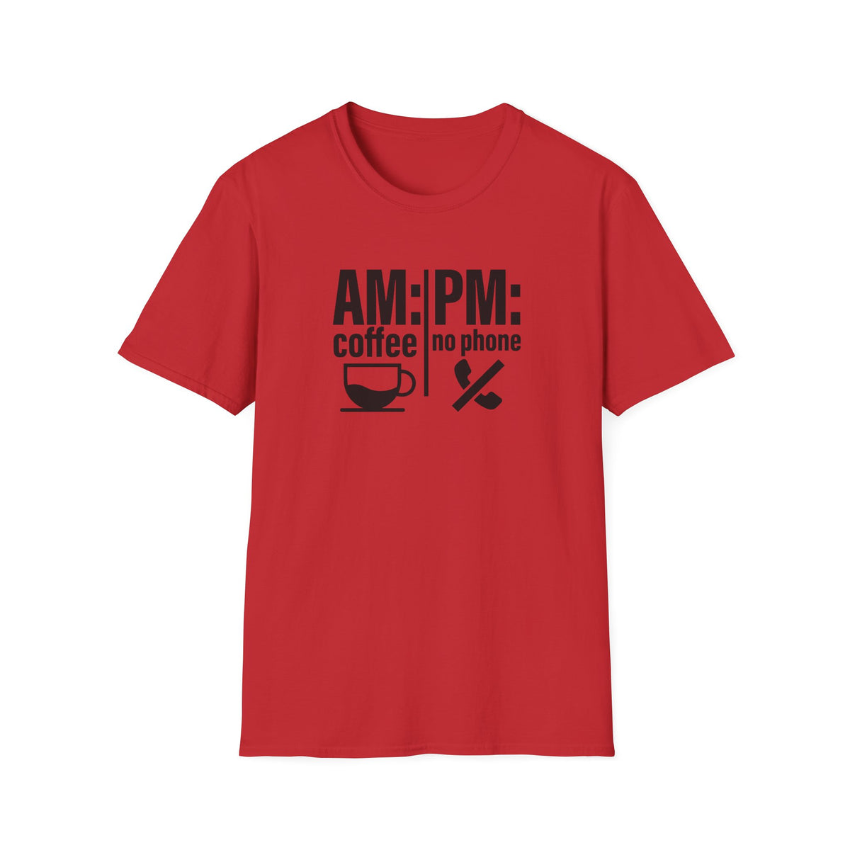 AM: Coffee PM: No Phone Tee